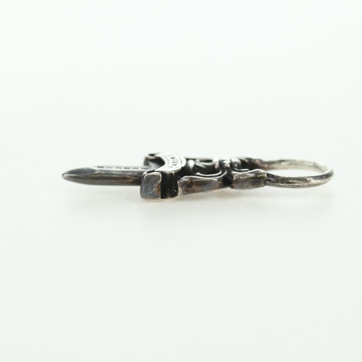Chrome Hearts Dagger Charm Pendant Top Ag925 Silver Auth 177358V