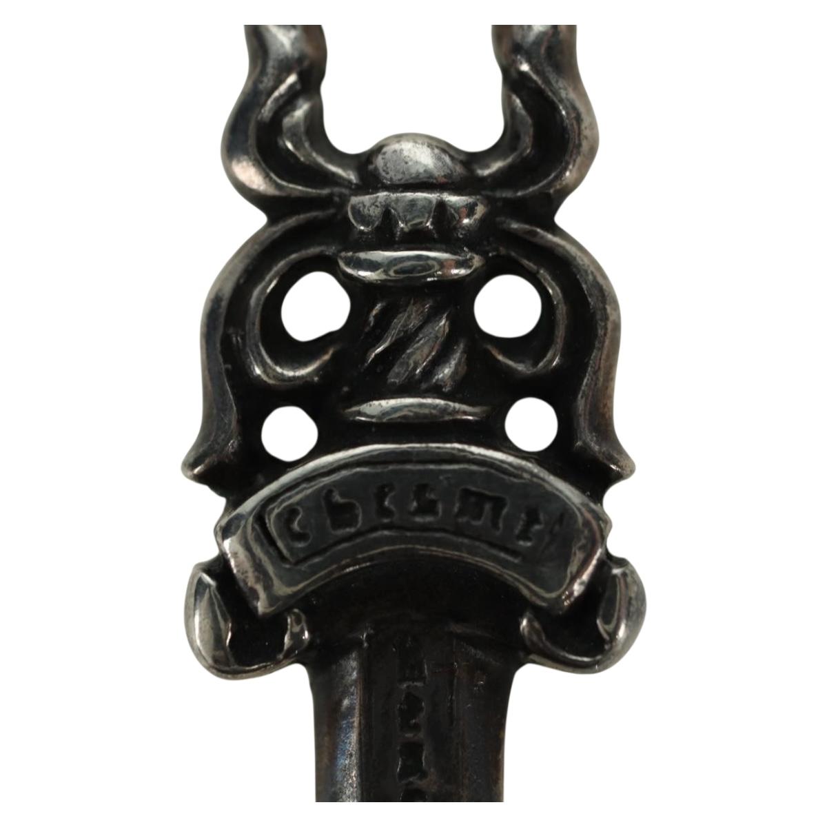 Chrome Hearts Dagger Charm Pendant Top Ag925 Silver Auth 177358V