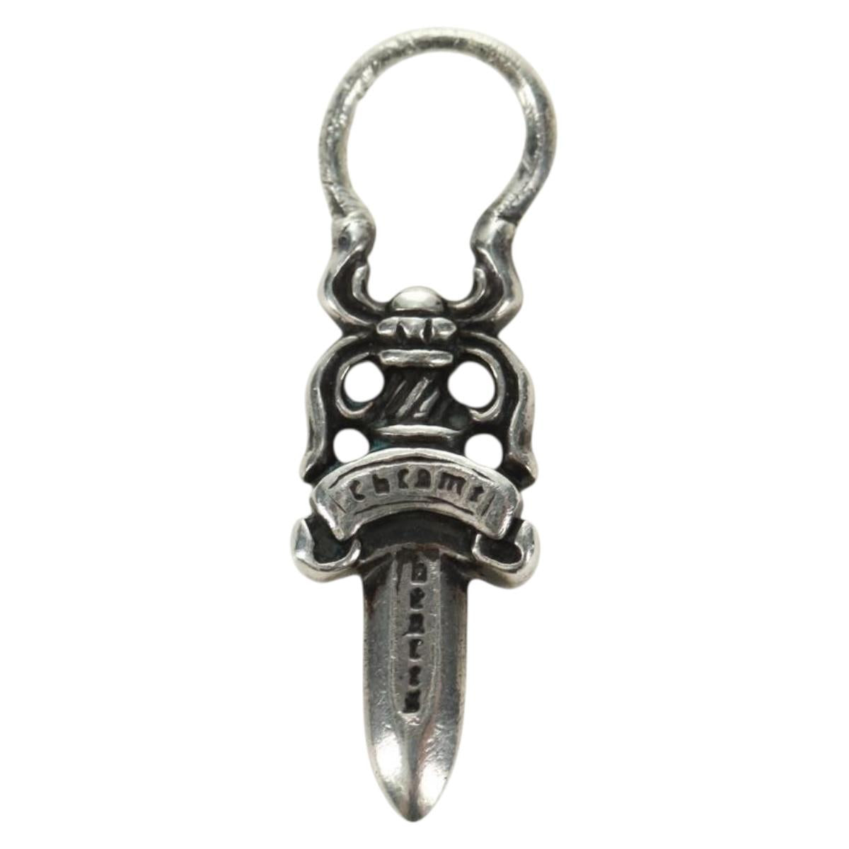 Chrome Hearts Dagger Charm Pendant Top Ag925 Silver Auth 177359V