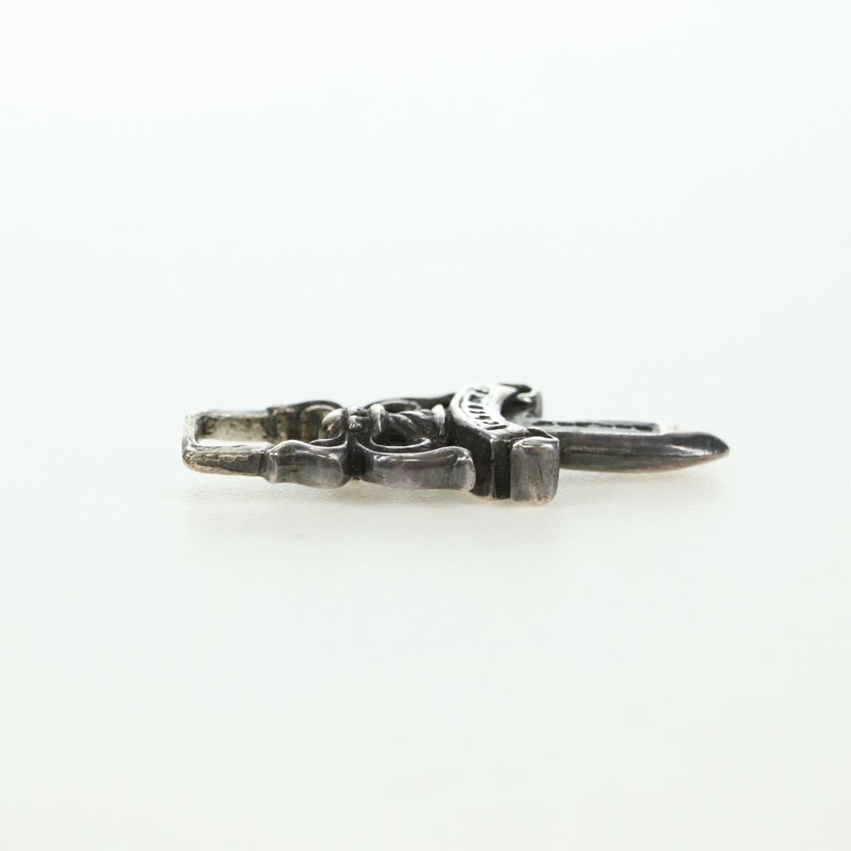 Chrome Hearts Dagger Charm Pendant Top Ag925 Silver Auth 177360V