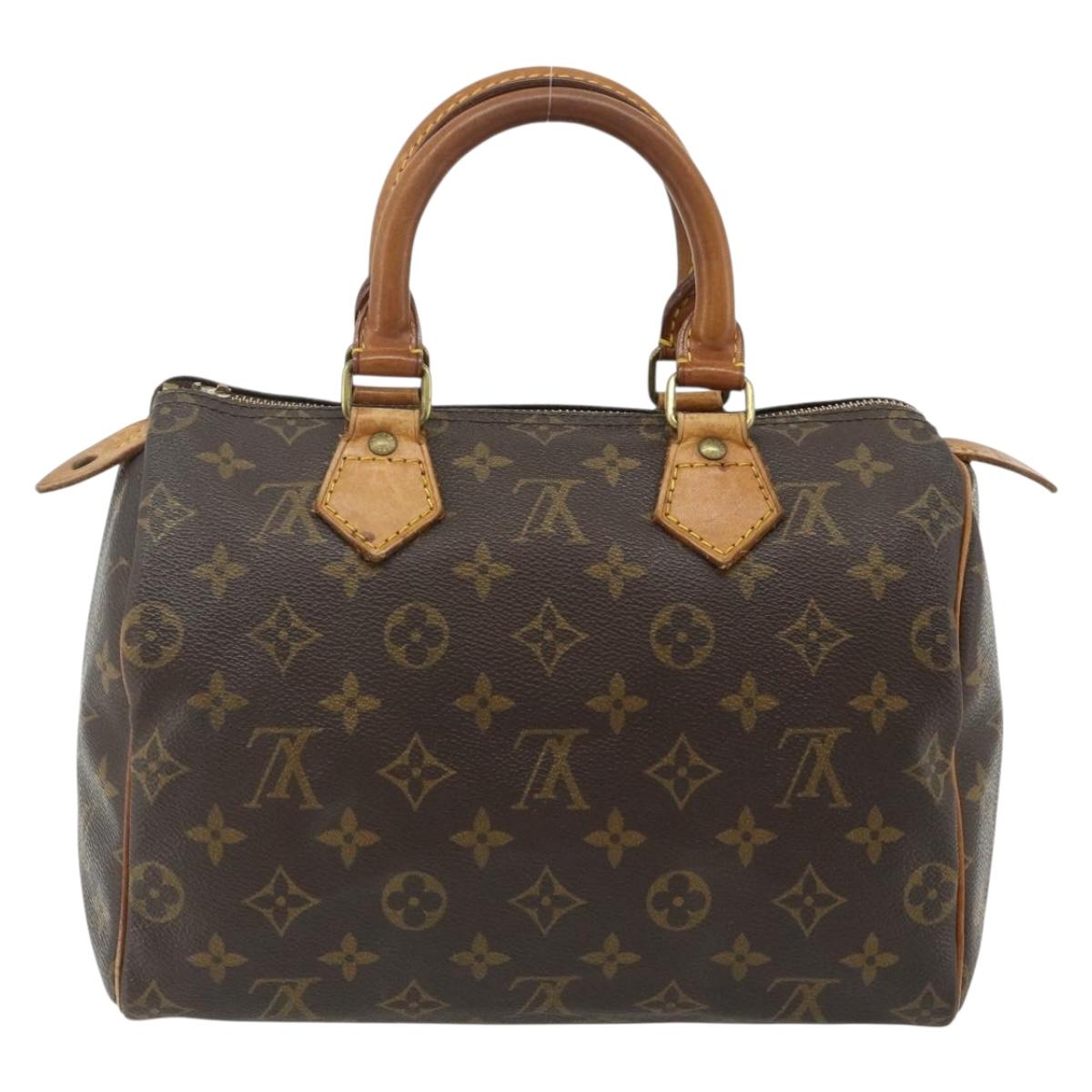 LOUIS VUITTON Monogram Speedy 25 Hand Bag M41528 LV Auth 177422