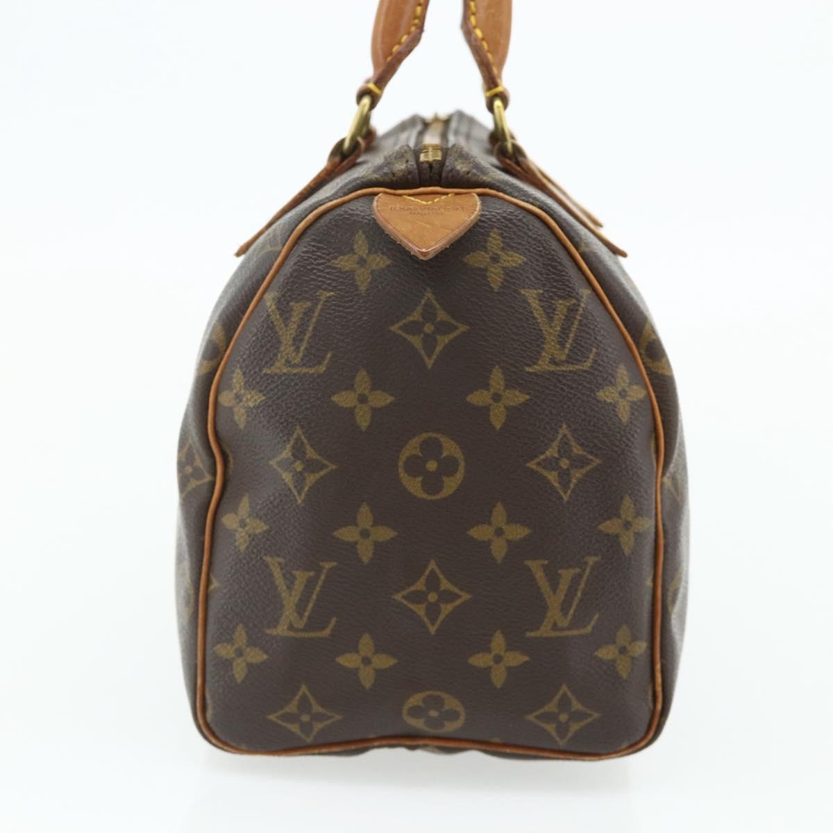 LOUIS VUITTON Monogram Speedy 25 Hand Bag M41528 LV Auth 177422