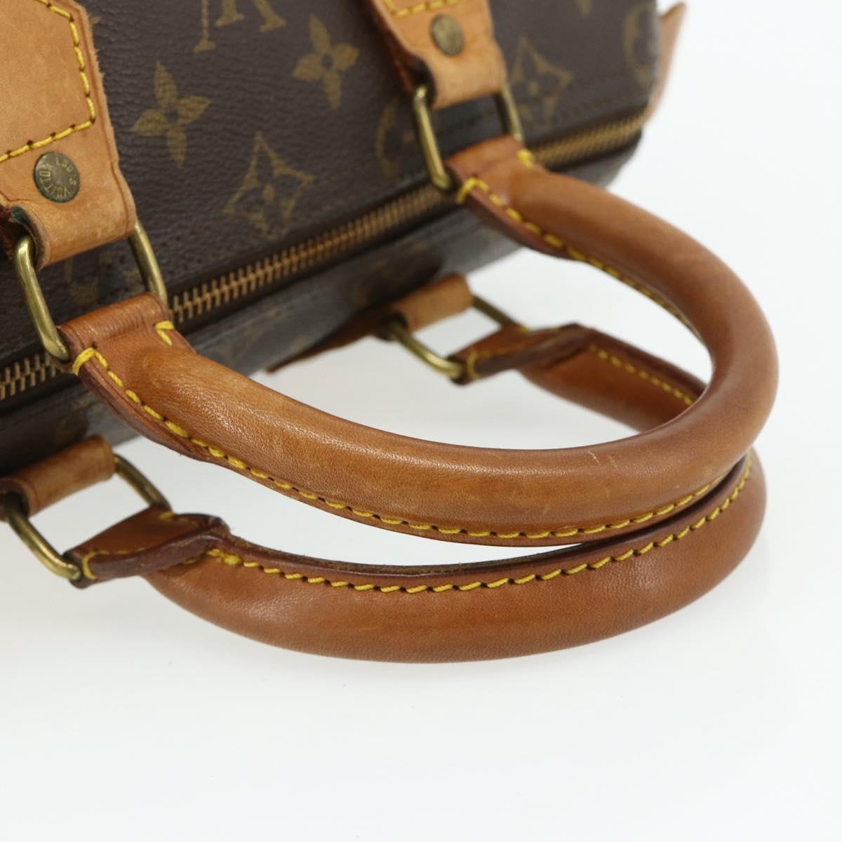 LOUIS VUITTON Monogram Speedy 25 Hand Bag M41528 LV Auth 177422