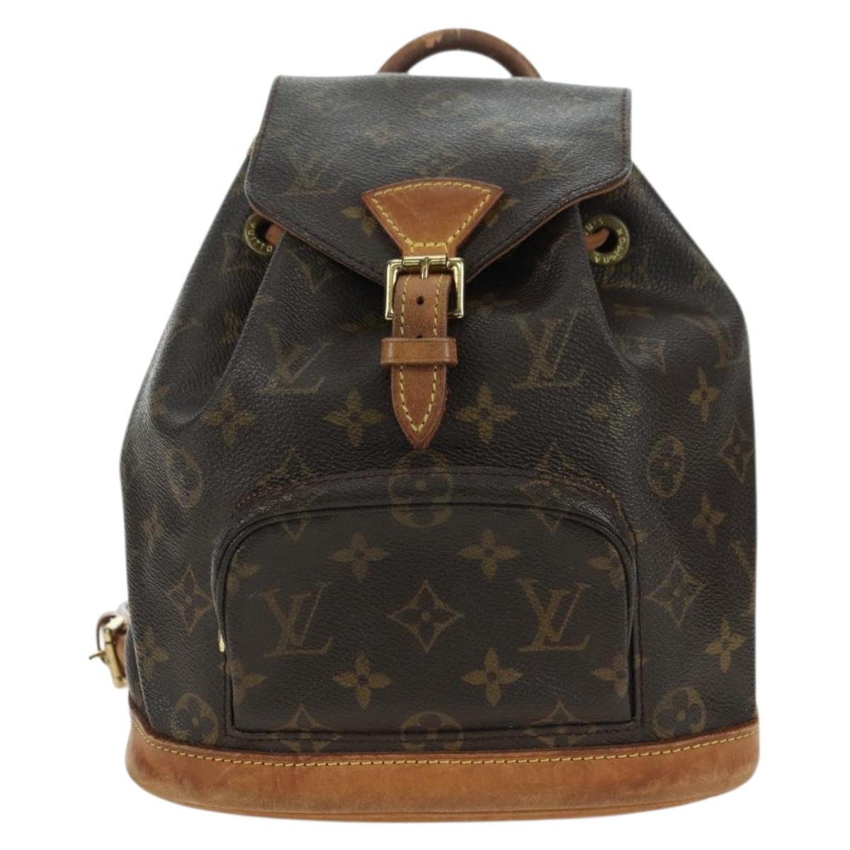 LOUIS VUITTON Monogram Montsouris PM Backpack M51137 LV Auth 177423A
