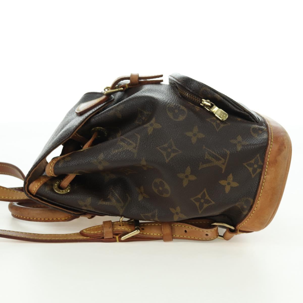 LOUIS VUITTON Monogram Montsouris PM Backpack M51137 LV Auth 177423A