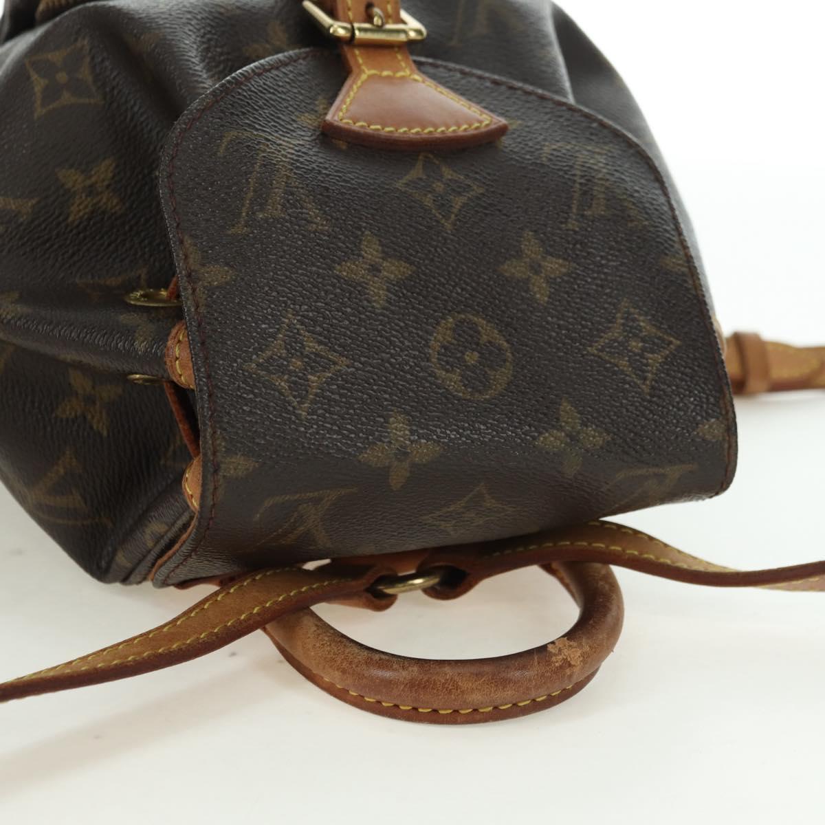 LOUIS VUITTON Monogram Montsouris PM Backpack M51137 LV Auth 177423A