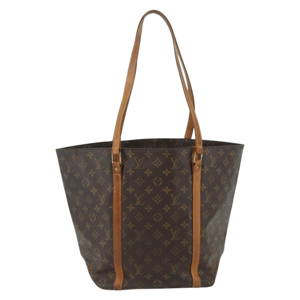 LOUIS VUITTON Monogram Sac Shopping Tote Bag M51108 LV Auth 177425