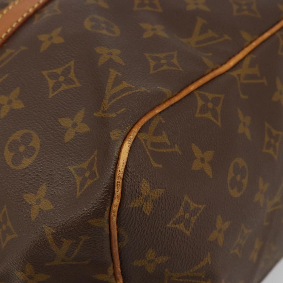 LOUIS VUITTON Monogram Sac Souple 35 Boston Bag M41626 LV Auth 177427