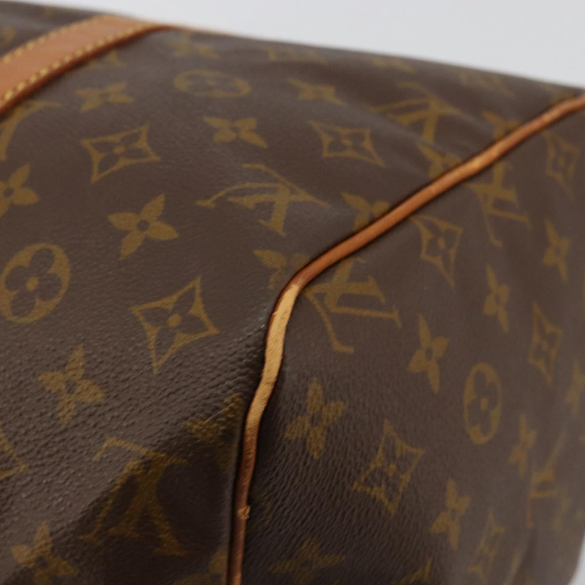 LOUIS VUITTON Monogram Sac Souple 35 Boston Bag M41626 LV Auth 177427