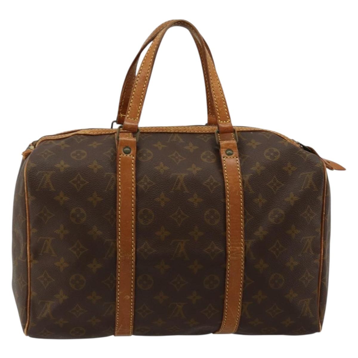LOUIS VUITTON Monogram Sac Souple 35 Boston Bag M41626 LV Auth 177427