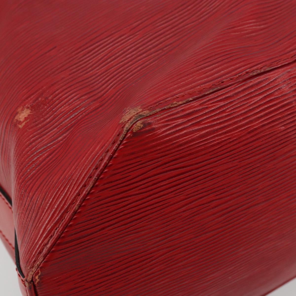 LOUIS VUITTON Epi Sac Depaule GM Shoulder Bag Red M80197 LV Auth 177430