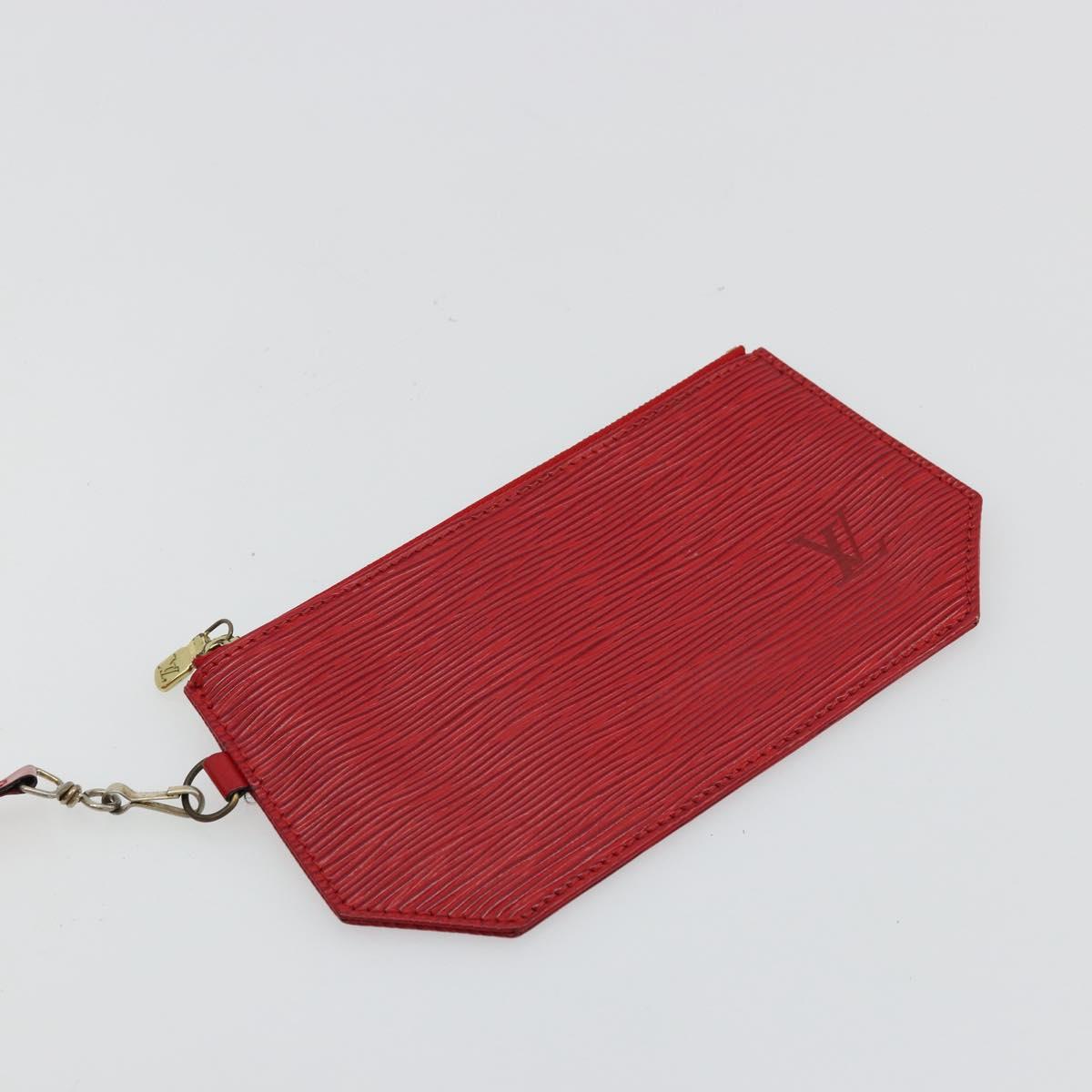 LOUIS VUITTON Epi Sac Depaule GM Shoulder Bag Red M80197 LV Auth 177430