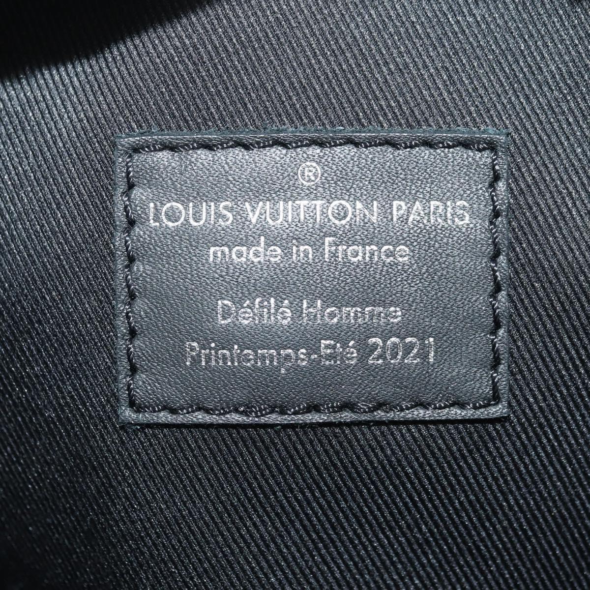 LOUIS VUITTON Damier Distorted City Keepall XS Bag Black M80202 LV Auth 177433SM