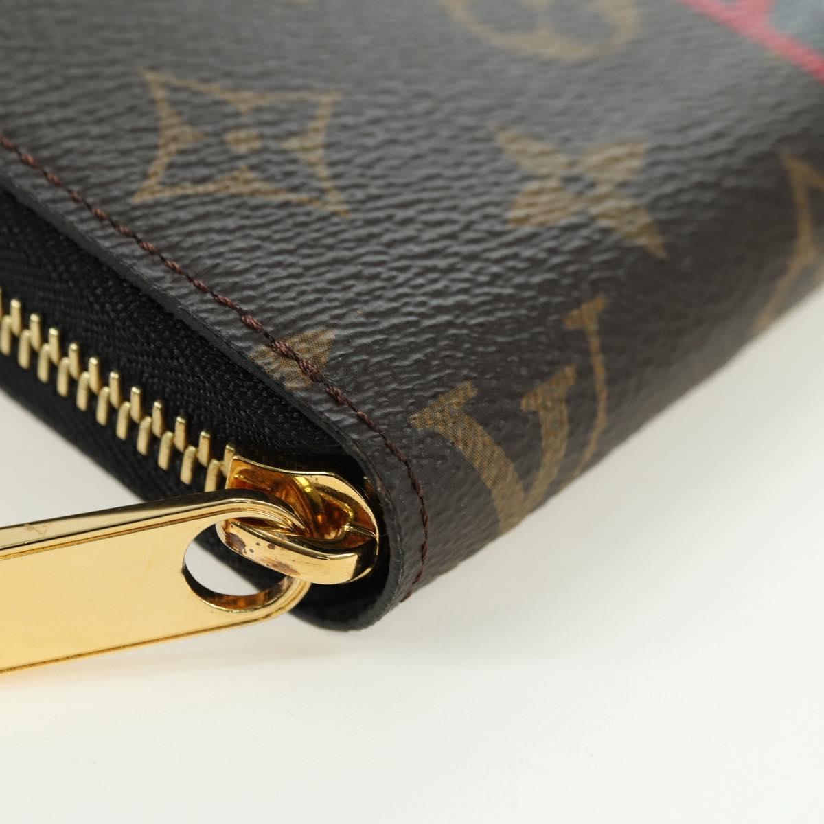 LOUIS VUITTON Monogram Zippy Wallet Yamamoto Hirosai M67258 LV Auth 177456SM