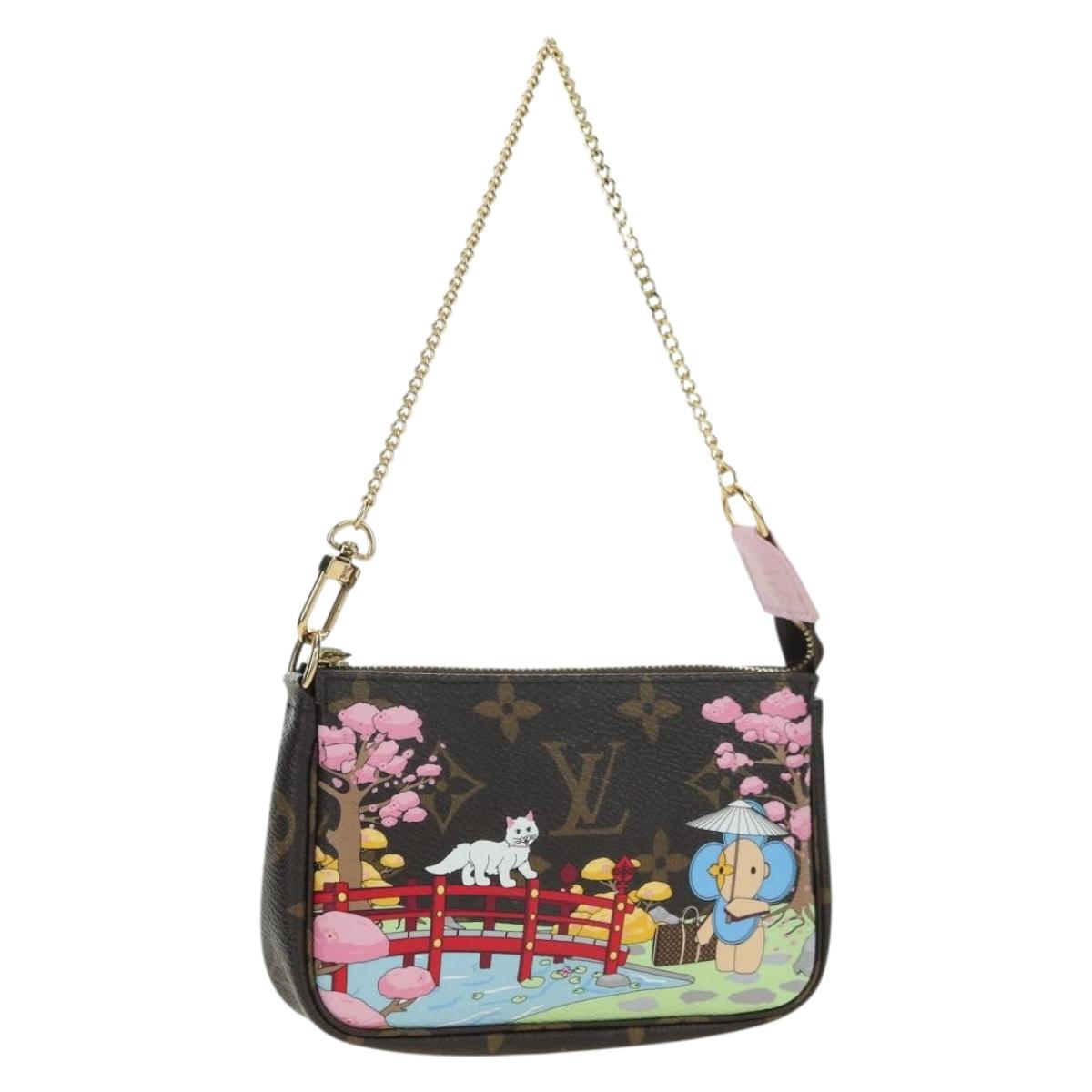 LOUIS VUITTON Monogram Vivienne Mini Pochette Accessoires M45905 LV Auth 177457M