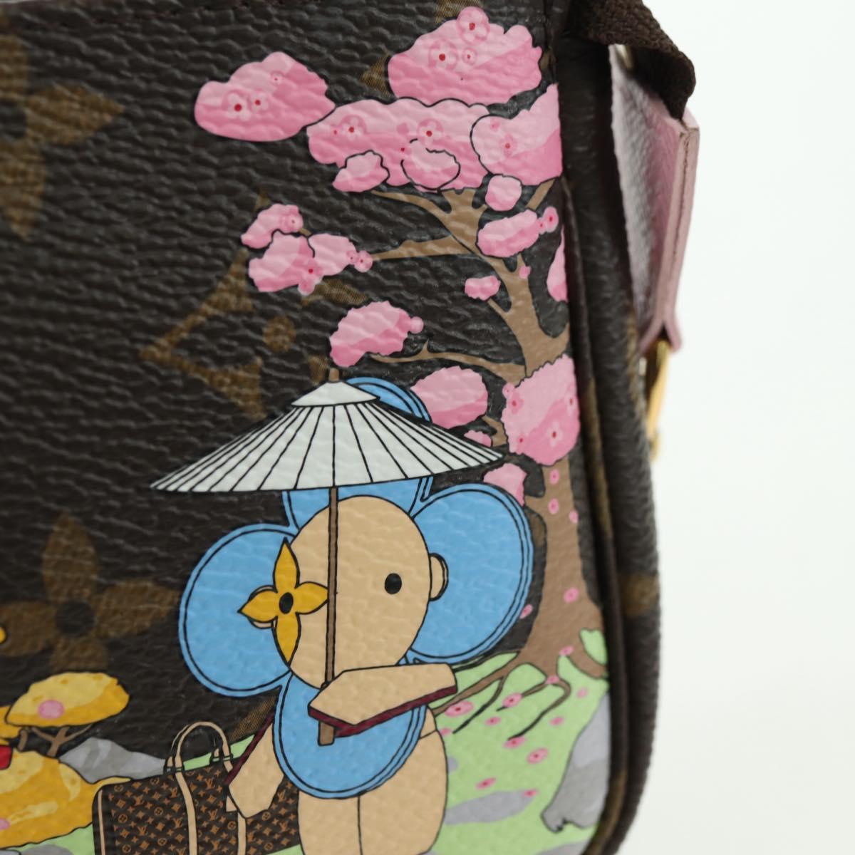 LOUIS VUITTON Monogram Vivienne Mini Pochette Accessoires M45905 LV Auth 177457M