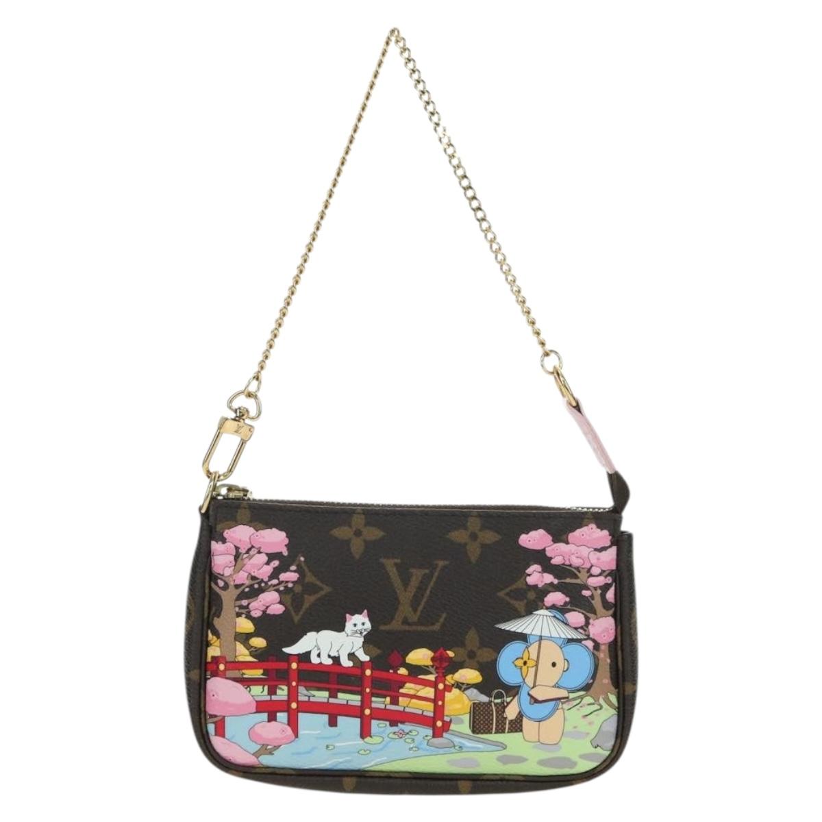 LOUIS VUITTON Monogram Vivienne Mini Pochette Accessoires M45905 LV Auth 177457M