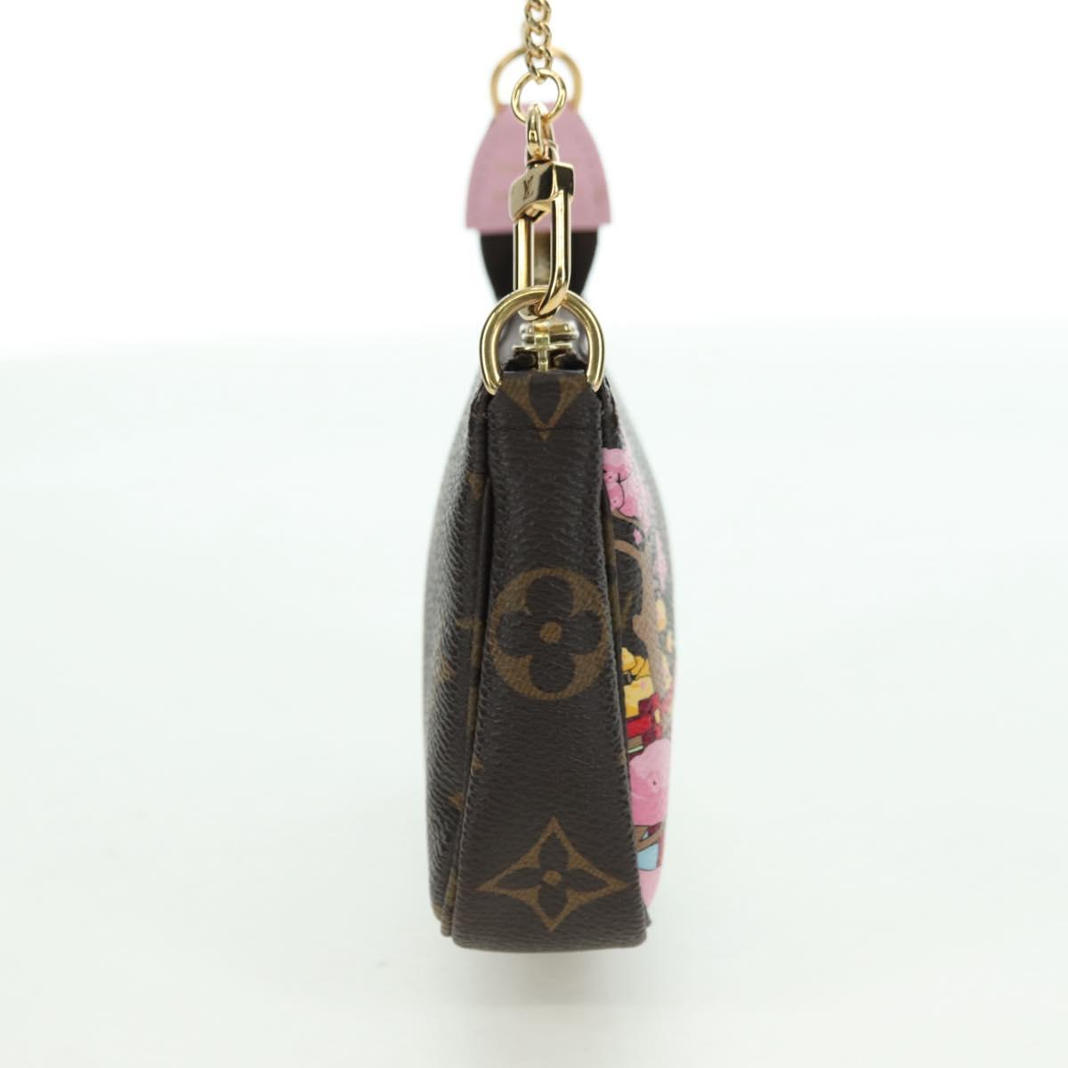 LOUIS VUITTON Monogram Vivienne Mini Pochette Accessoires M45905 LV Auth 177457M