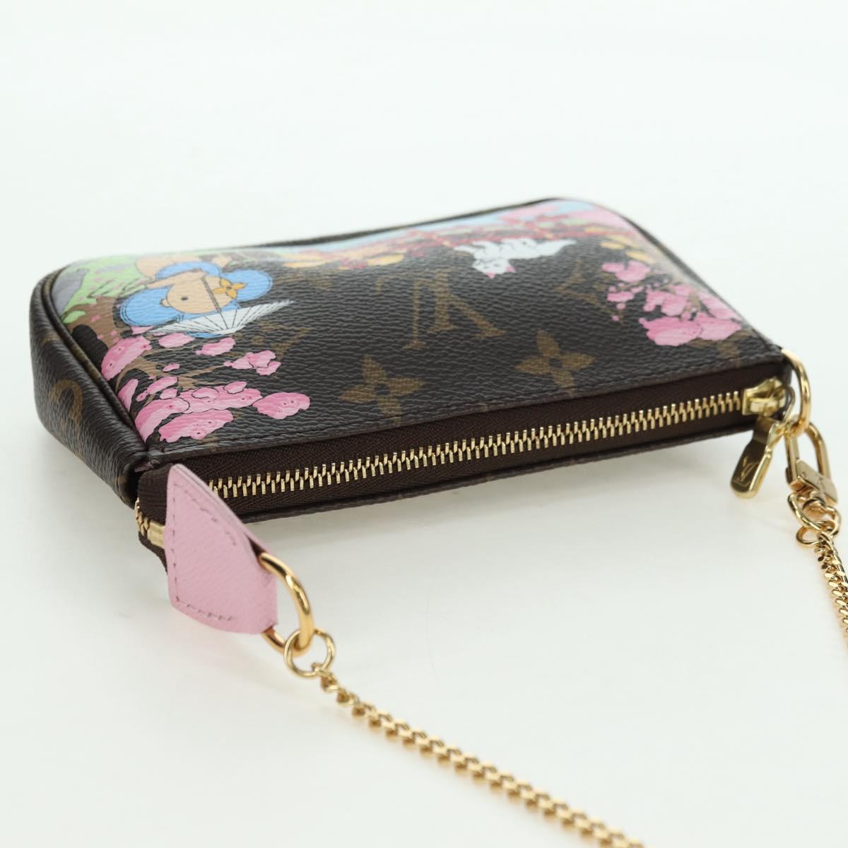 LOUIS VUITTON Monogram Vivienne Mini Pochette Accessoires M45905 LV Auth 177457M