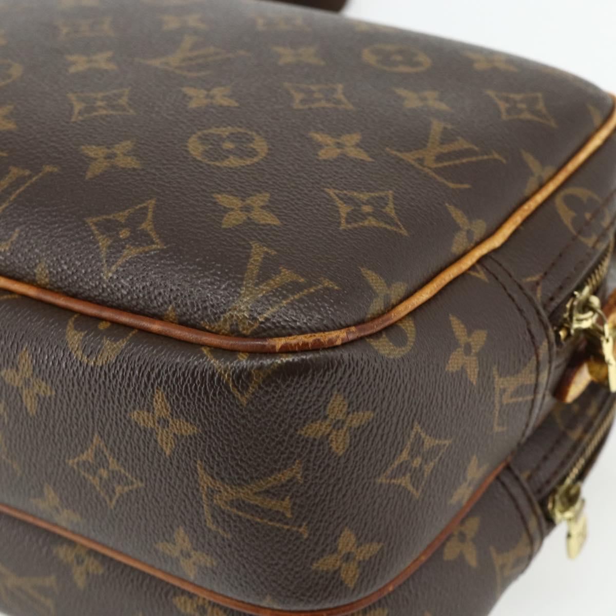 LOUIS VUITTON Monogram Reporter PM Shoulder Bag M45254 LV Auth 177458