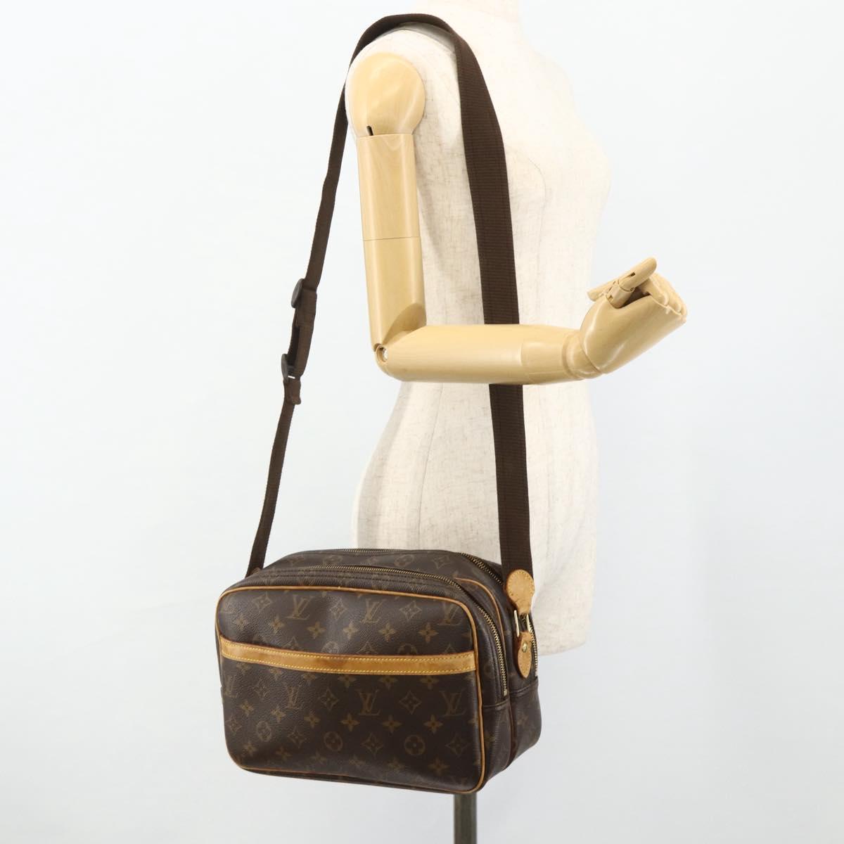 LOUIS VUITTON Monogram Reporter PM Shoulder Bag M45254 LV Auth 177458