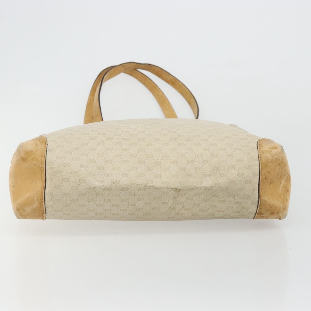 GUCCI GG Supreme Web Sherry Line Bag PVC Ivory Red 002 904 0131 Auth 177498