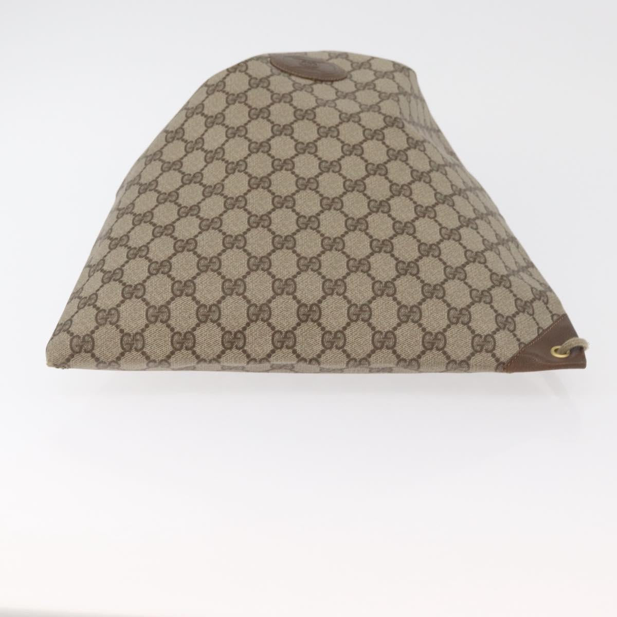 GUCCI GG Supreme purse Shoulder Bag PVC Beige Gold 97 19 302 Auth 177502