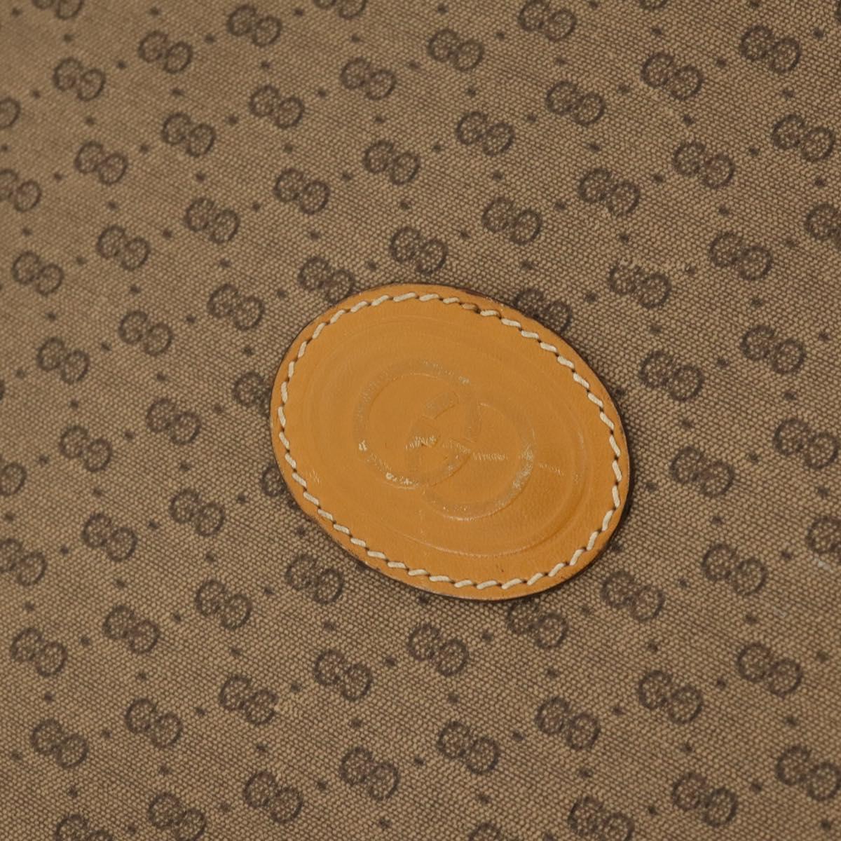 GUCCI Micro GG Supreme Garment Cover PVC Beige Auth 177519