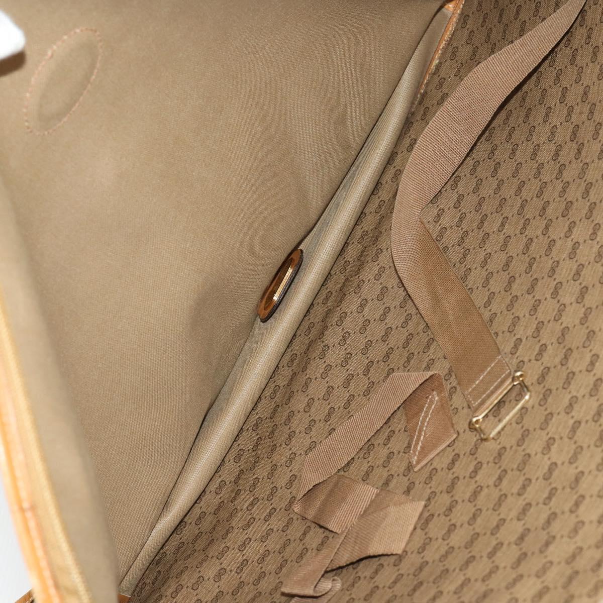 GUCCI Micro GG Supreme Garment Cover PVC Beige Auth 177519