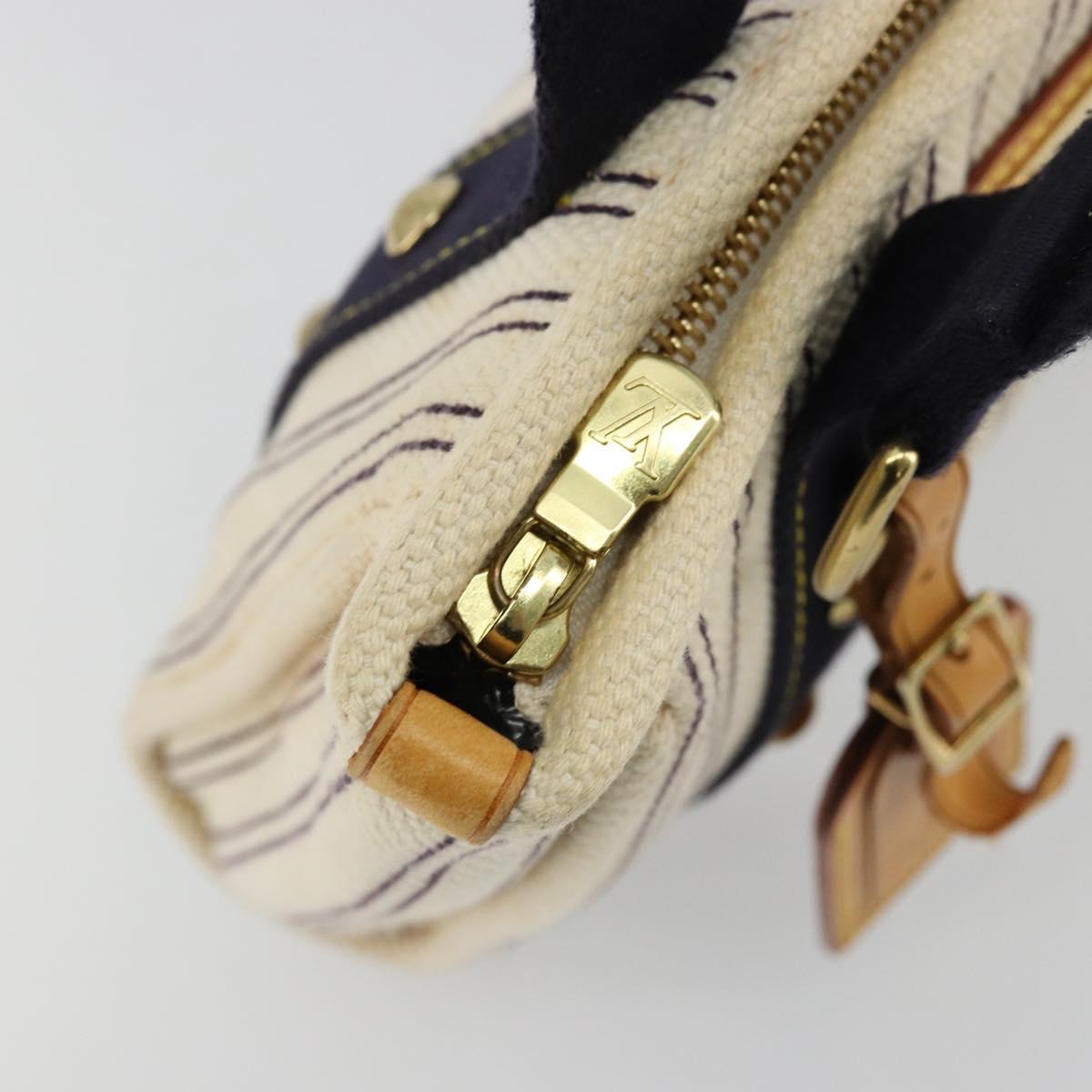 LOUIS VUITTON Antigua Cabas PM Hand Bag Beige M40134 LV Auth 177549