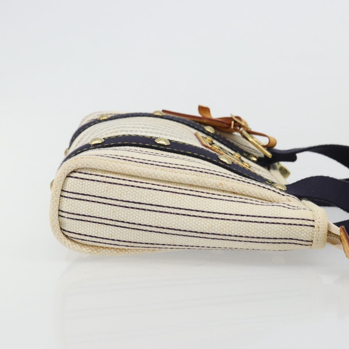 LOUIS VUITTON Antigua Cabas PM Hand Bag Beige M40134 LV Auth 177549
