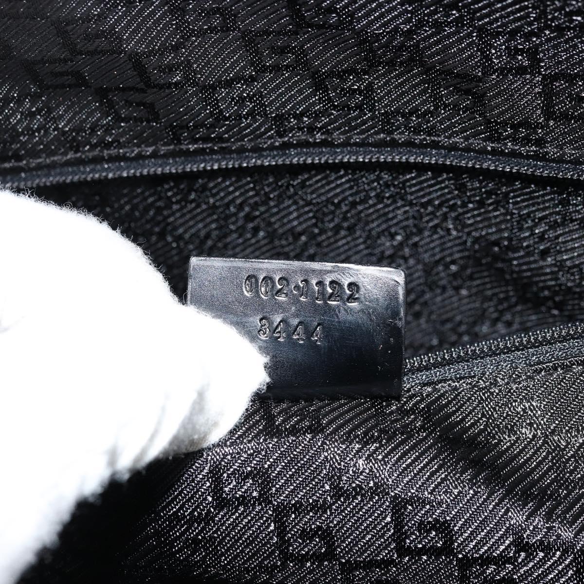 GUCCI Tote Bag Canvas Leather Beige Gold 002 1122 3444 Auth 177565