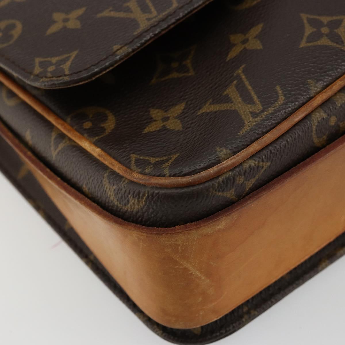 LOUIS VUITTON Monogram Cartouchiere GM Shoulder Bag M51252 LV Auth 177596