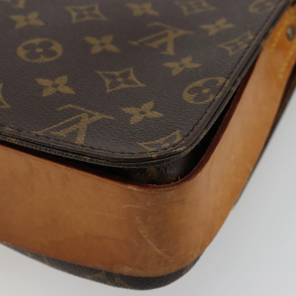 LOUIS VUITTON Monogram Cartouchiere GM Shoulder Bag M51252 LV Auth 177596