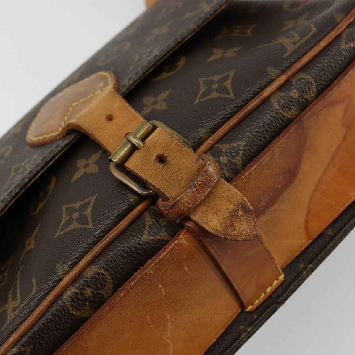 LOUIS VUITTON Monogram Cartouchiere GM Shoulder Bag M51252 LV Auth 177596