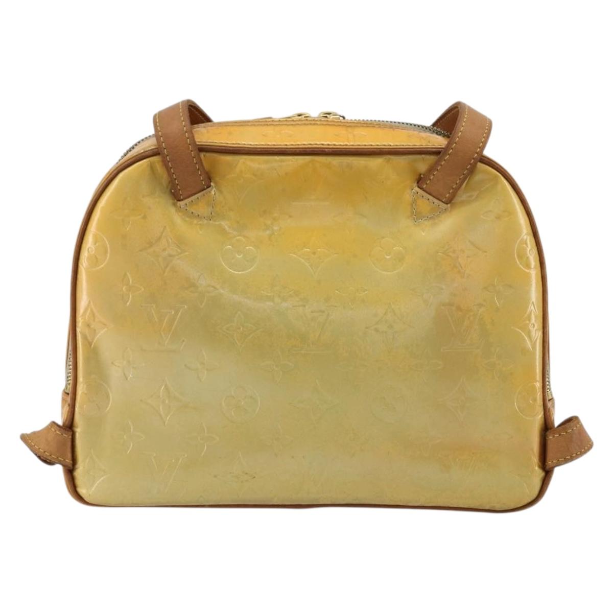 LOUIS VUITTON Monogram Vernis Marley Backpack Gris M91038 LV Auth 177599
