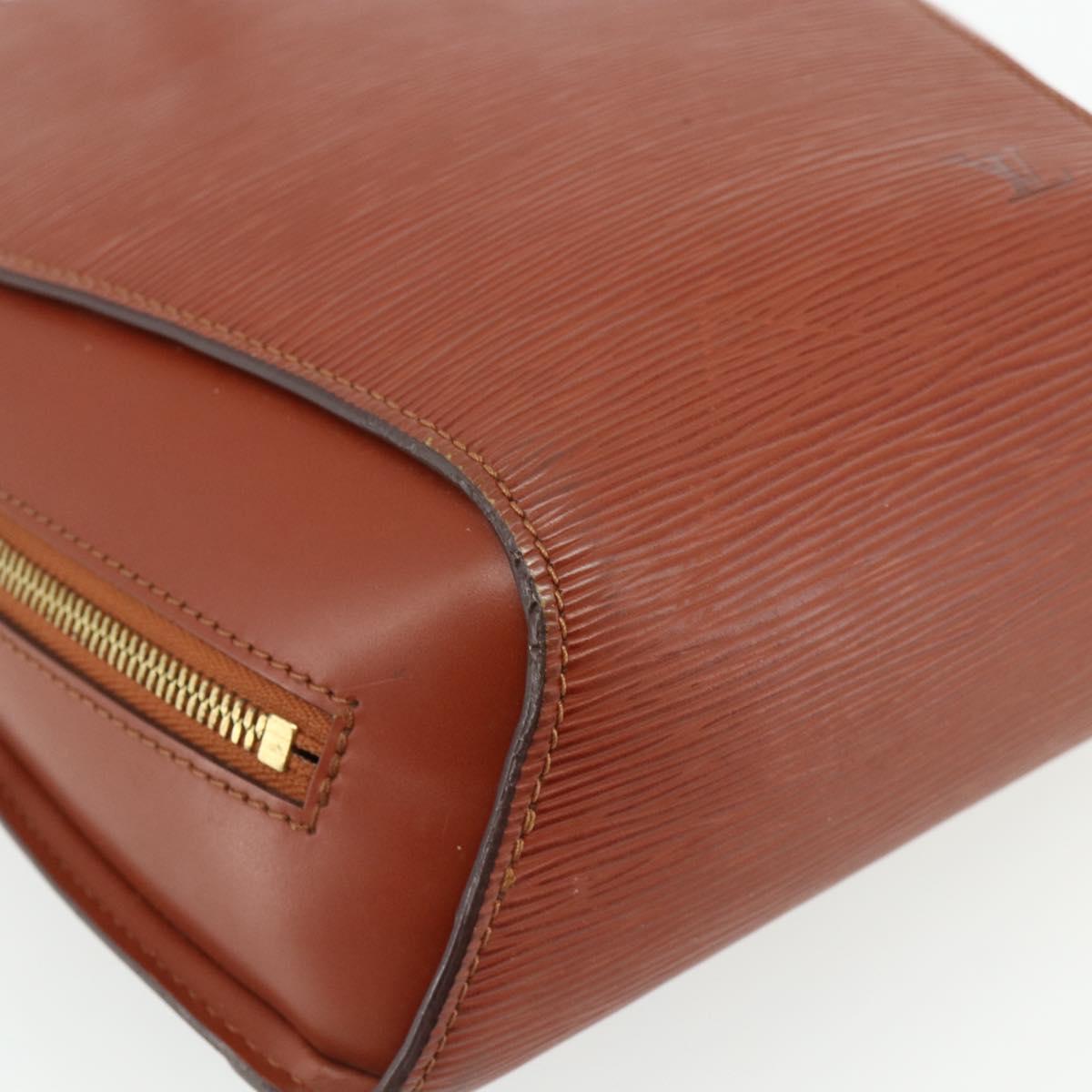 LOUIS VUITTON Epi Mabillon Backpack Brown M52233 LV Auth 177640