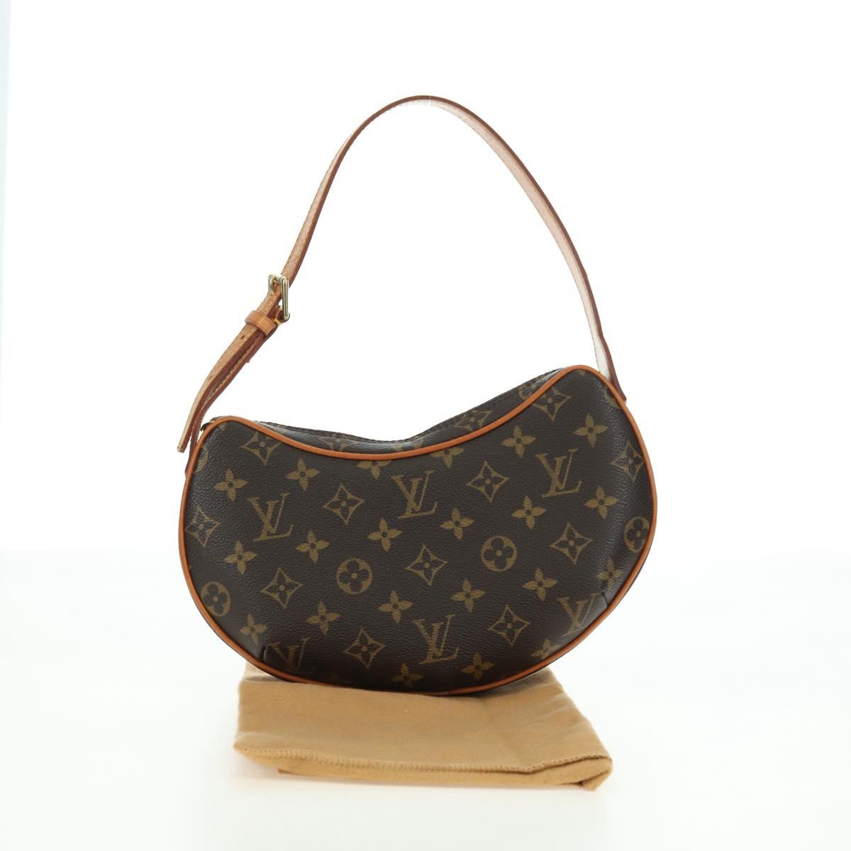 LOUIS VUITTON Monogram Pochette Croissant Shoulder Bag M51510 LV Auth 177650SAV