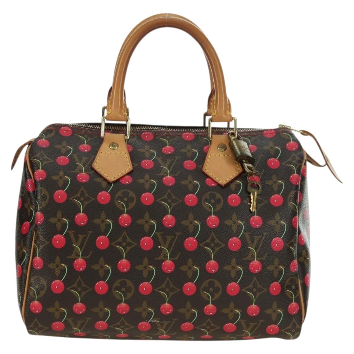 LOUIS VUITTON Monogram Cherry Speedy 25 Hand Bag M95009 LV Auth 177652SAV