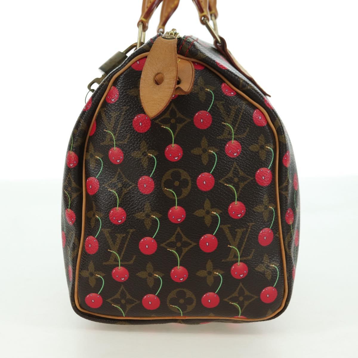 LOUIS VUITTON Monogram Cherry Speedy 25 Hand Bag M95009 LV Auth 177652SAV