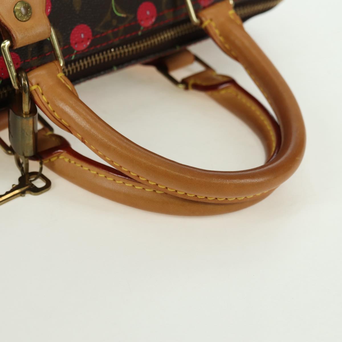 LOUIS VUITTON Monogram Cherry Speedy 25 Hand Bag M95009 LV Auth 177652SAV