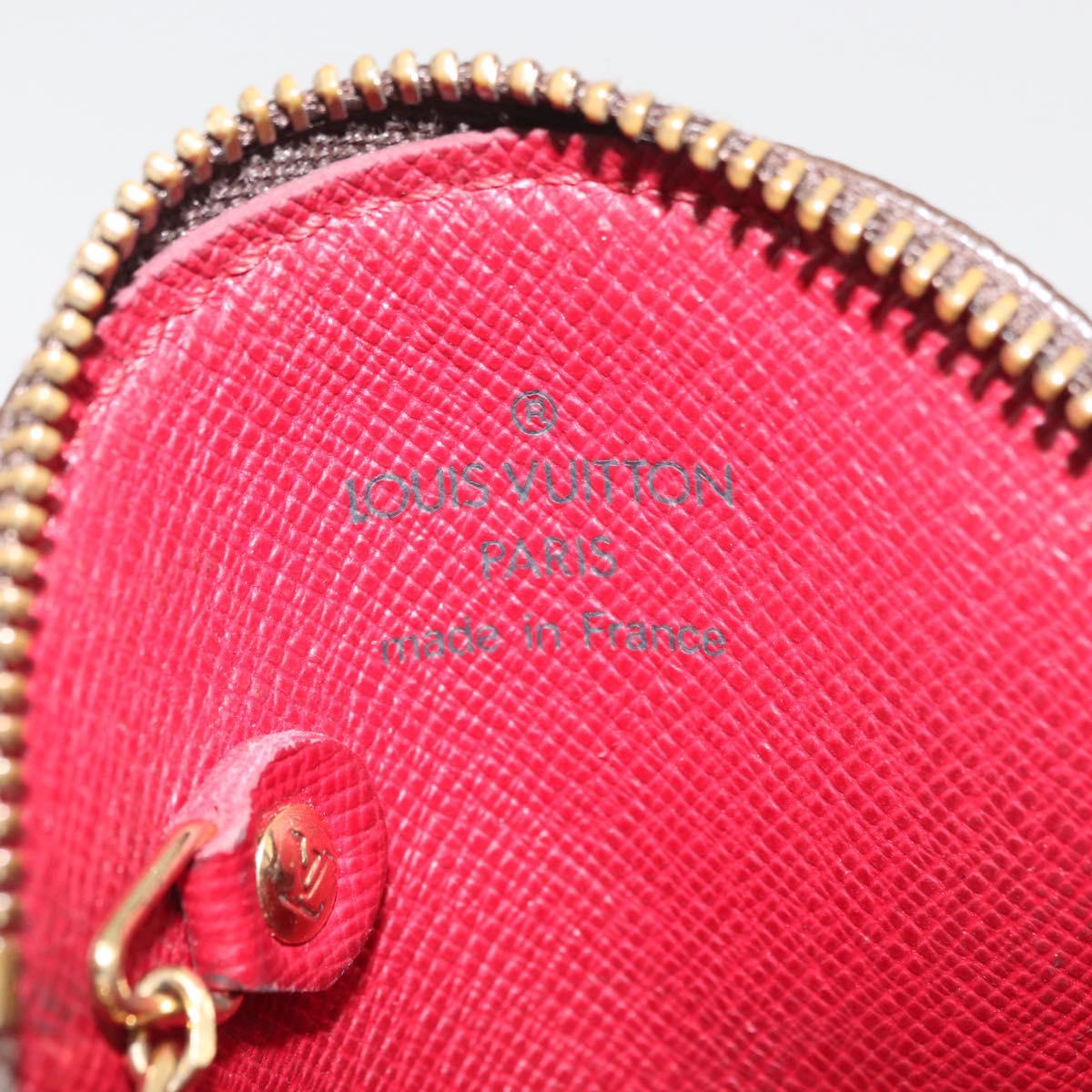 LOUIS VUITTON Monogram Cherry Porte Monnaie Ron Coin Purse M95043 Auth 177653V