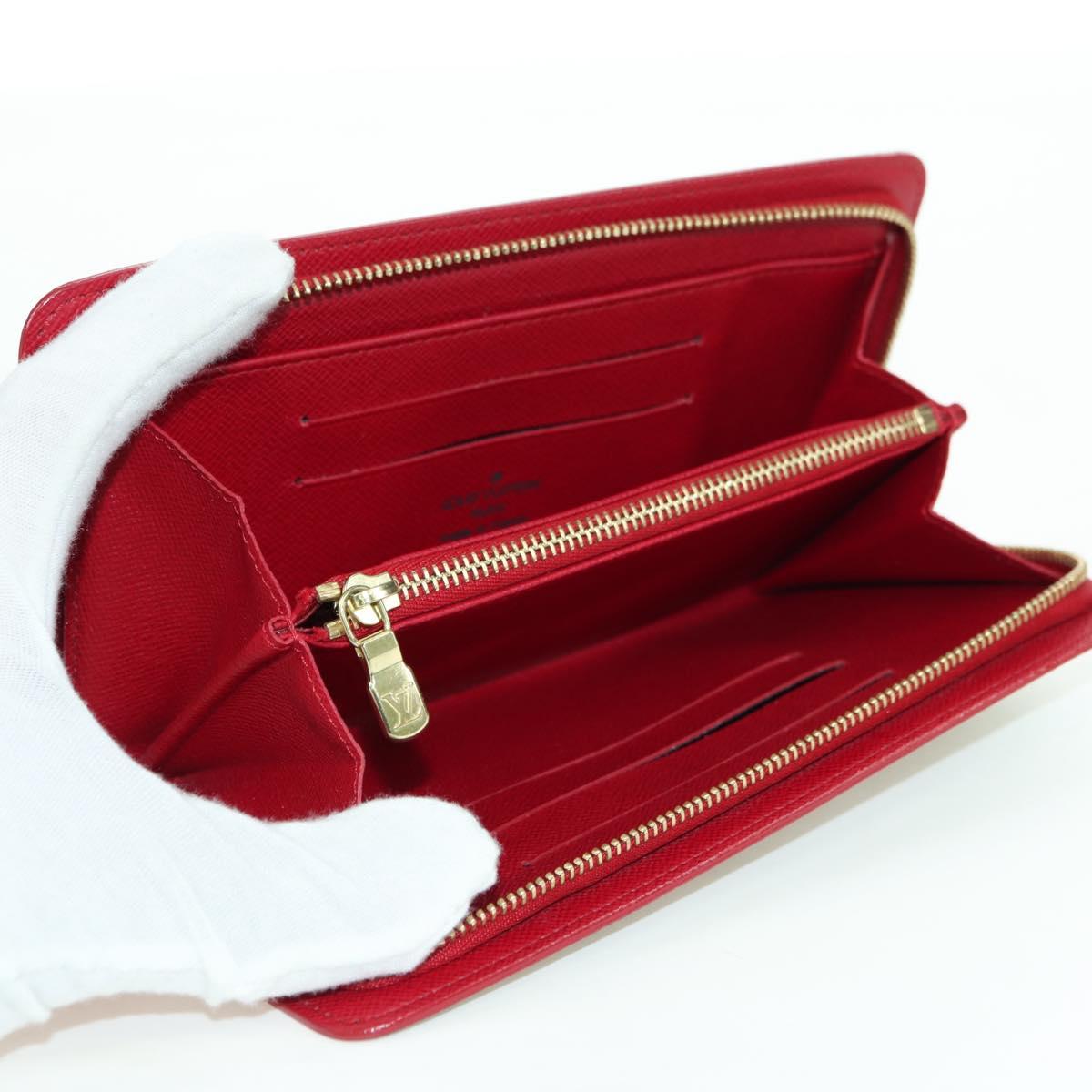 LOUIS VUITTON Monogram Cherry Porte Monnaie Zip Long Wallet M95006 Auth 177654V