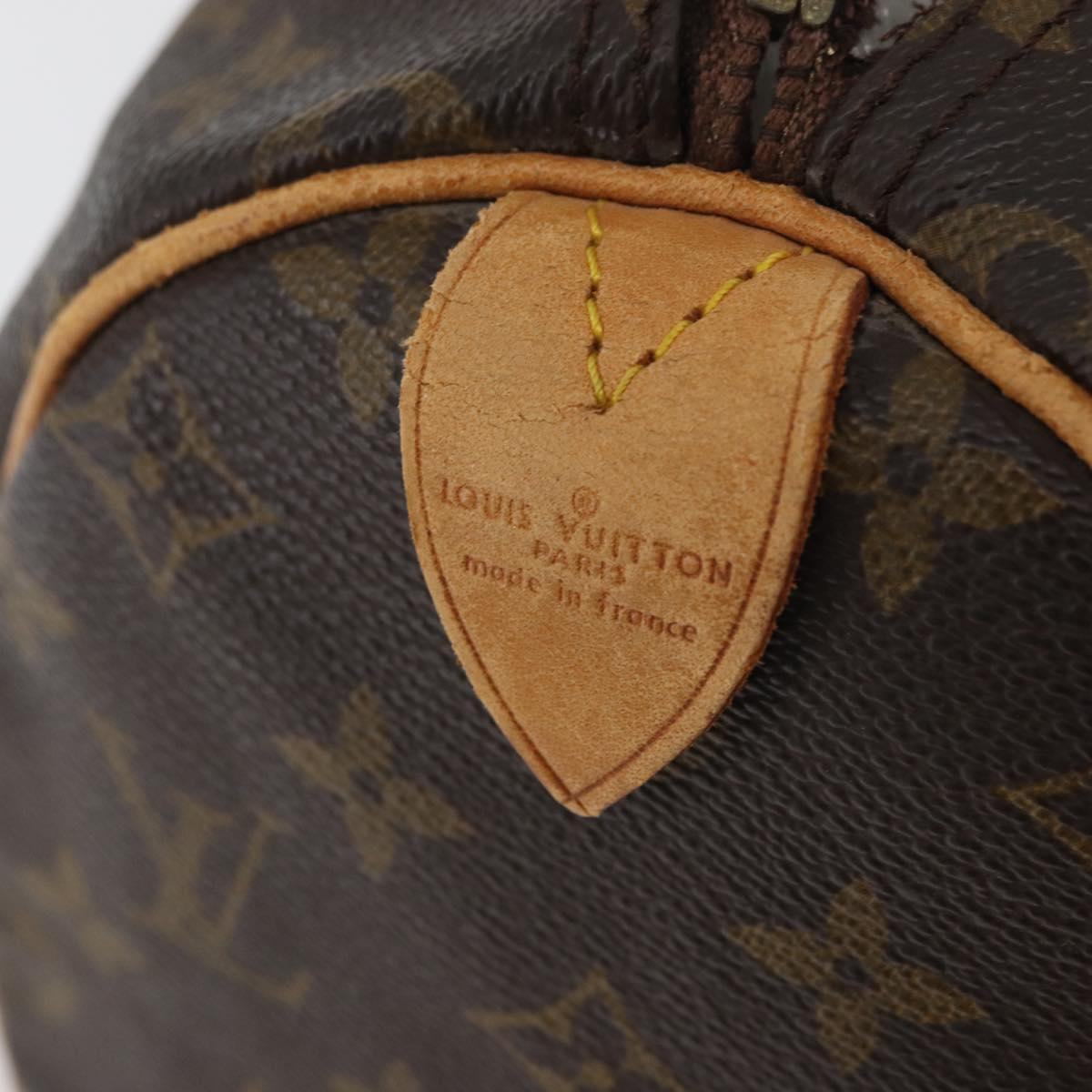 LOUIS VUITTON Monogram Speedy 30 Hand Bag M41526 LV Auth 177676