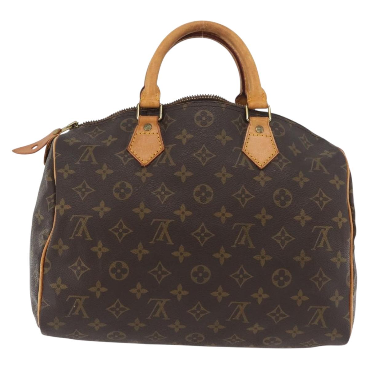 LOUIS VUITTON Monogram Speedy 30 Hand Bag M41526 LV Auth 177676