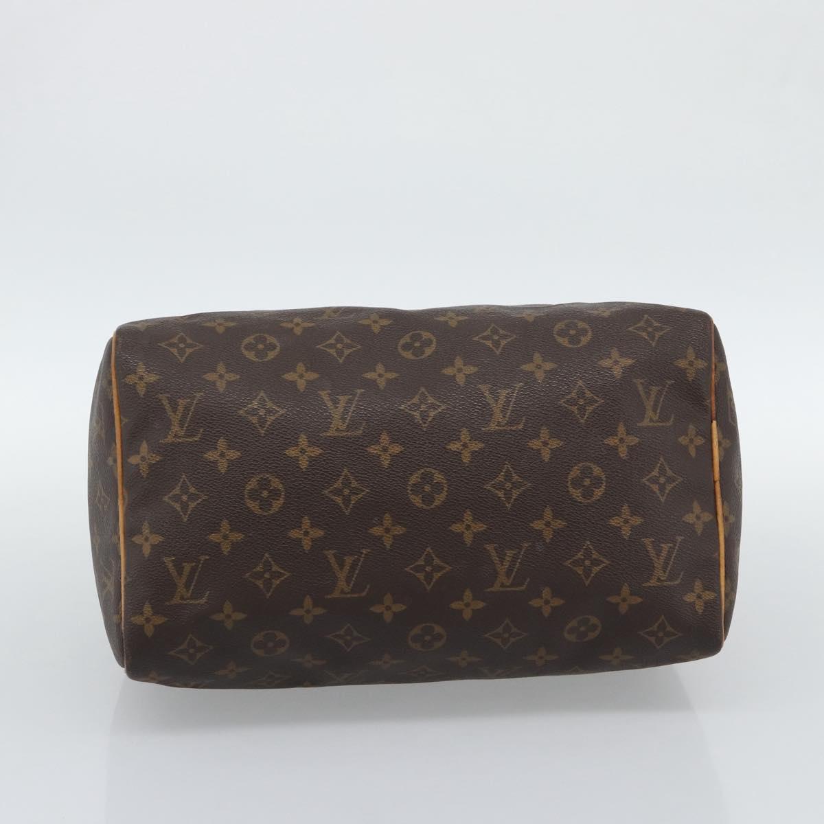 LOUIS VUITTON Monogram Speedy 30 Hand Bag M41526 LV Auth 177699