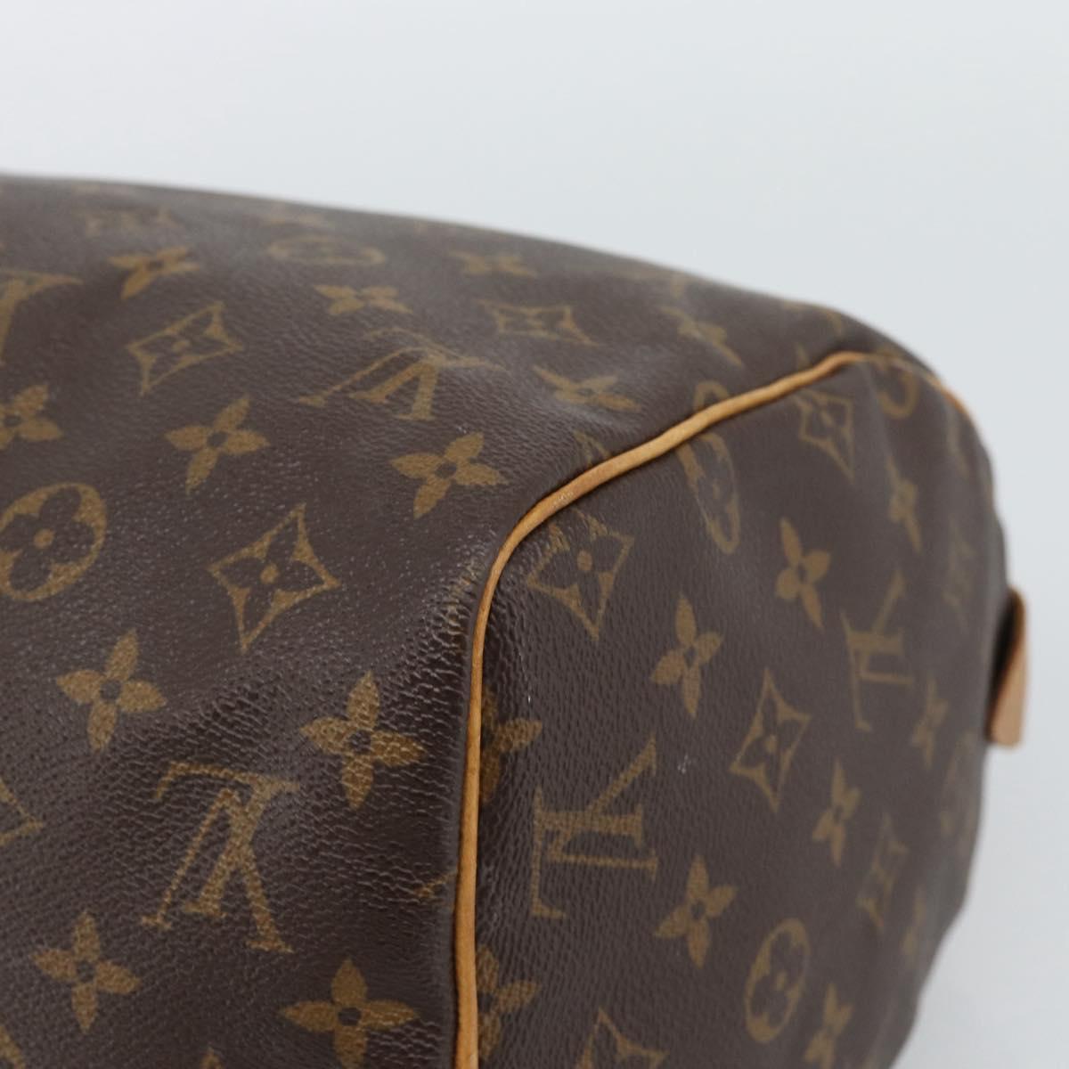 LOUIS VUITTON Monogram Speedy 30 Hand Bag M41526 LV Auth 177699