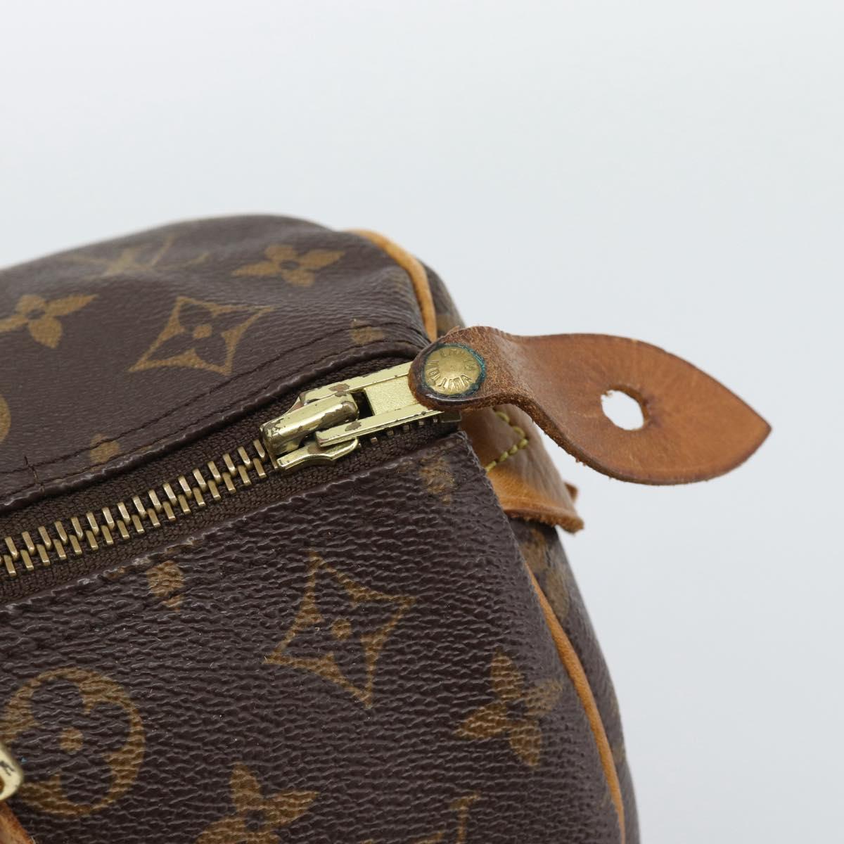 LOUIS VUITTON Monogram Speedy 30 Hand Bag M41526 LV Auth 177699