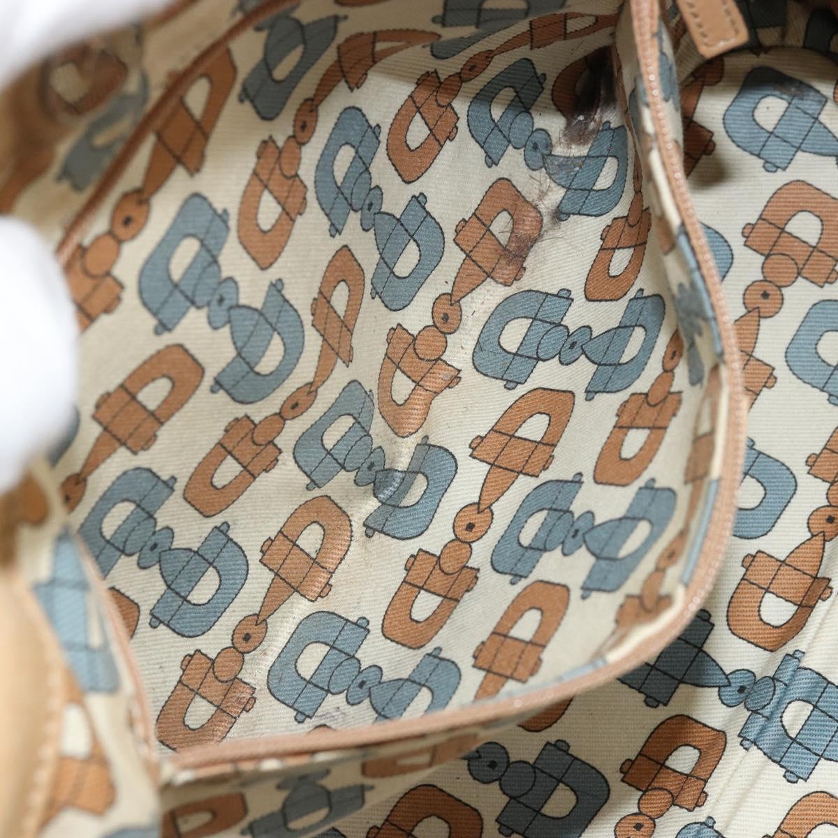 GUCCI GG Canvas Guccissima Tote Bag Leather Beige Gold 211955 Auth 177726