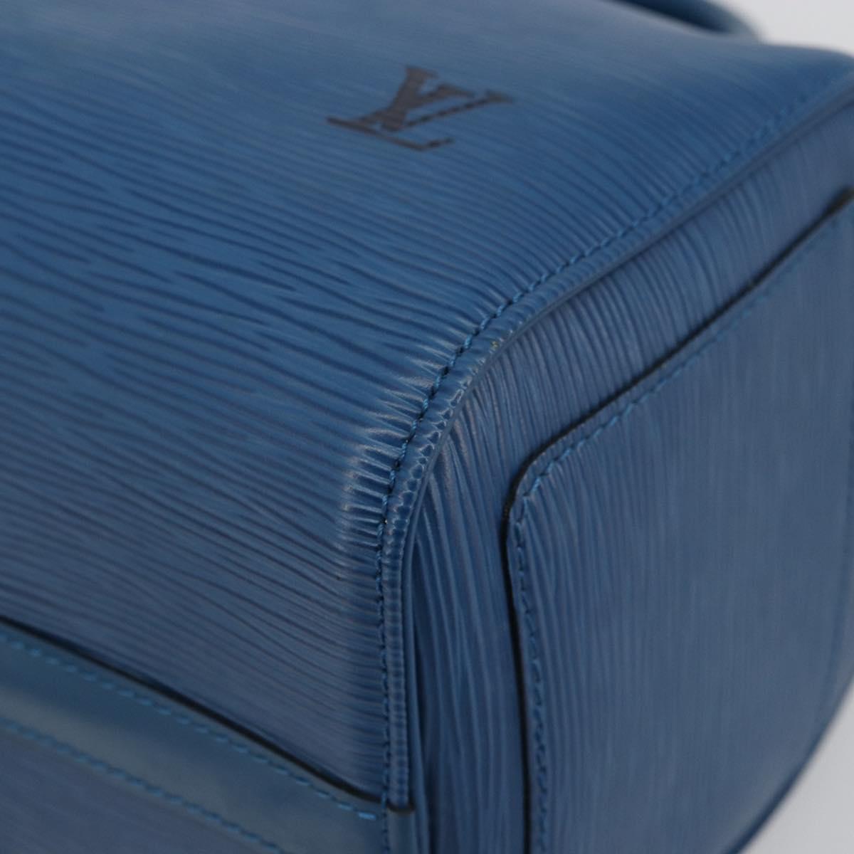 LOUIS VUITTON Epi Speedy 25 Hand Bag Toledo Blue M43015 LV Auth 177728A